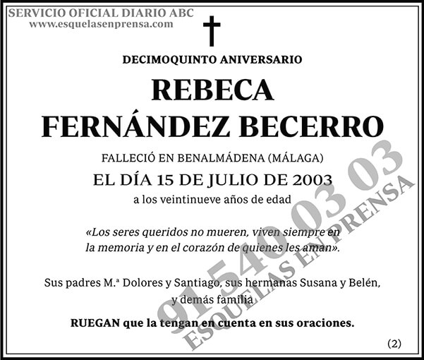 Rebeca Fernández Becerro